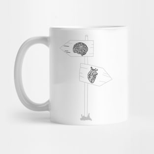 Anatomy heart brain Mug